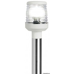 Asta 360 gradi led telescopica inclinata fanale bianco