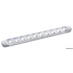 Plafoniera LED da appoggio bianca 230x24x11 mm