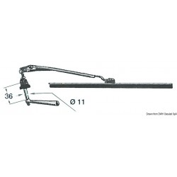 Tergicristallo a mano 280 mm