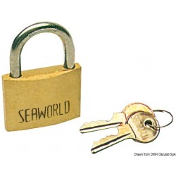 Lucchetto bronzo/inox mm 30