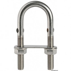 Cavallotto inox 80 x 8 mm