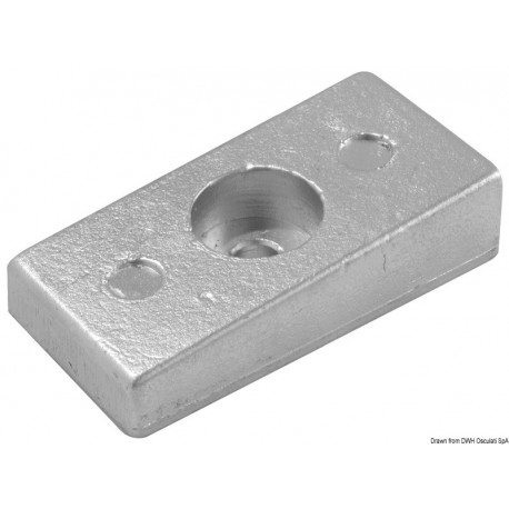 Anodo alluminio 75/225 mm 36x72