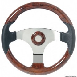 Volante Technic nero/radica