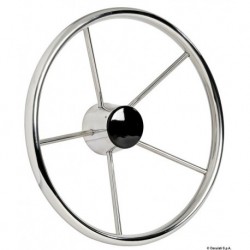 Volante inox 5 razze 420 mm