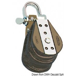 Bozzello sfere 2 pulegge grillo 6x22