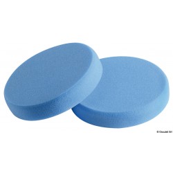 Tamponi in schiuma per lucidatrice blu medio-morbido (confezione da 2 pz)