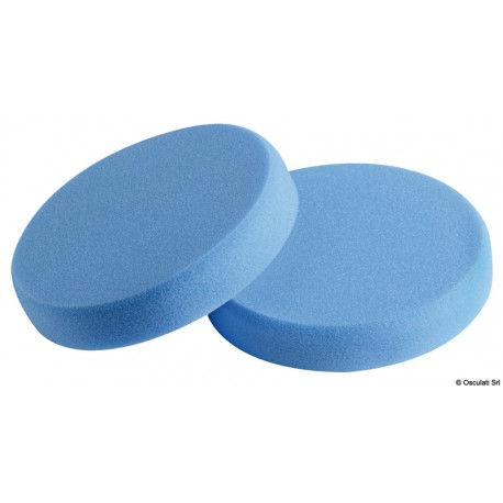 Tamponi in schiuma per lucidatrice blu medio-morbido (confezione da 2 pz)