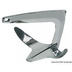 Ancora Trefoil inox 15 kg