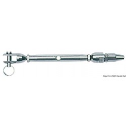 Tenditore con terminale a doppio cono 4 mm