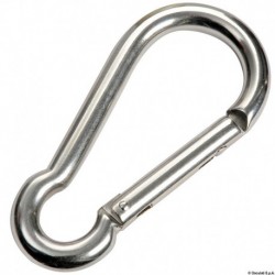 Moschettone inox senza sporgenza 6 mm